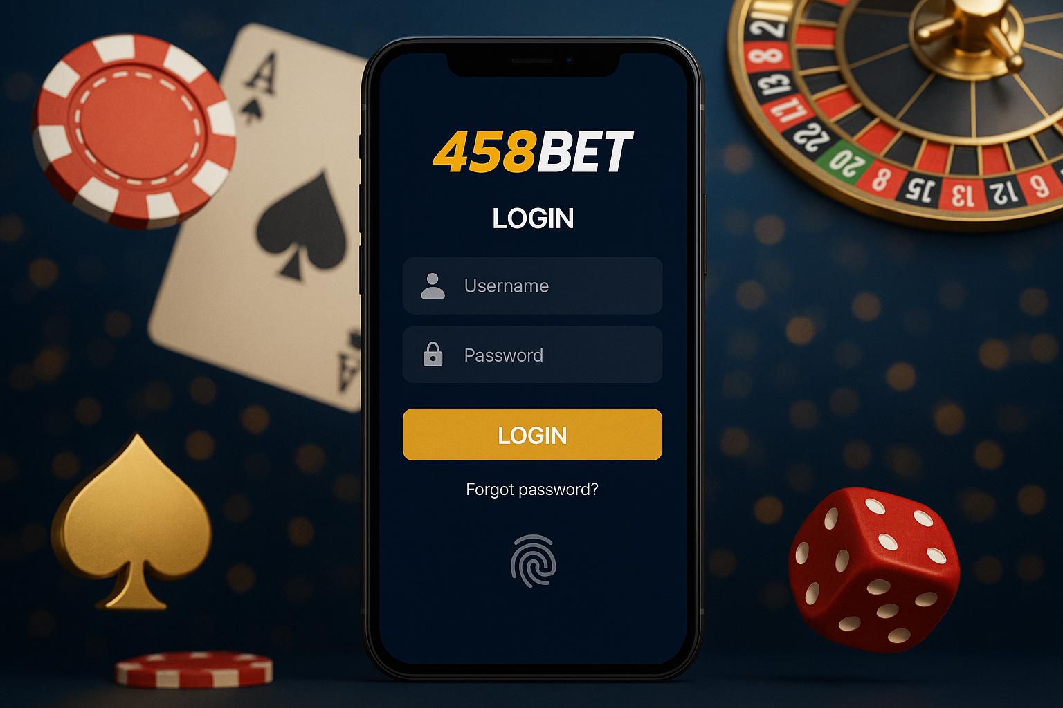 Login no Cassino 458BET