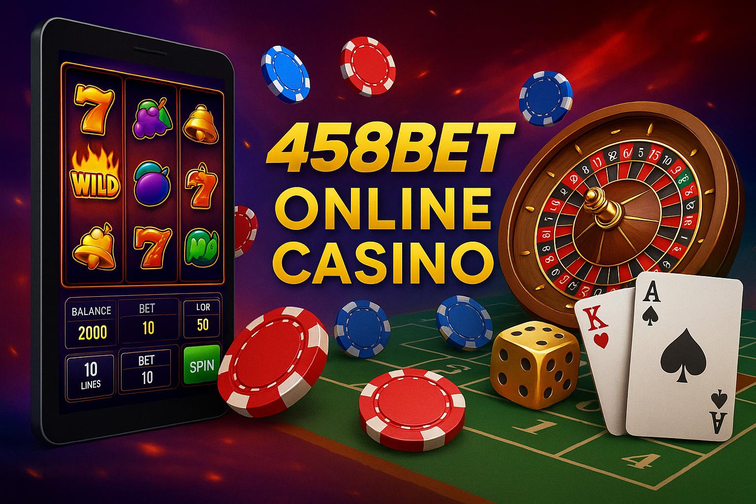 Jogos de cassino online inovadores e emocionantes na 458BET
