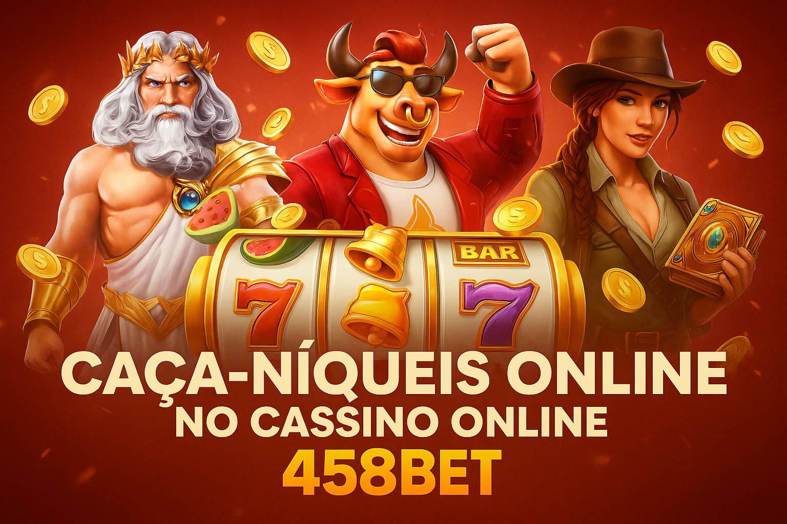 Explore o mundo das slot machines no 458BET Casino